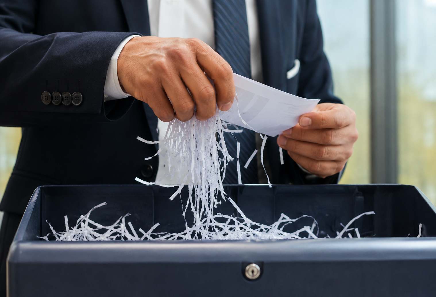 All shredded paper is sent for recycling through authorised channels. This ensures your document disposal process supports sustainability while maintaining security. This means your business can reduce risk and contribute to environmental responsibility at the same time.