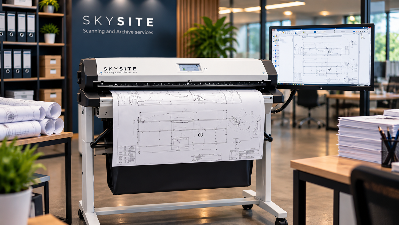 Large-Format & Engineering Drawing Scanning Services
