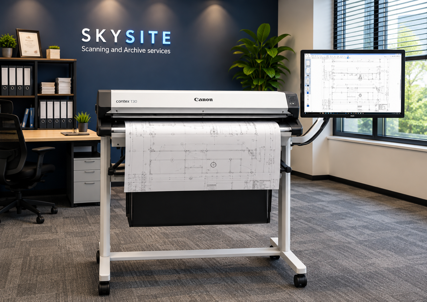 Large-Format & Engineering Drawing Scanning Services