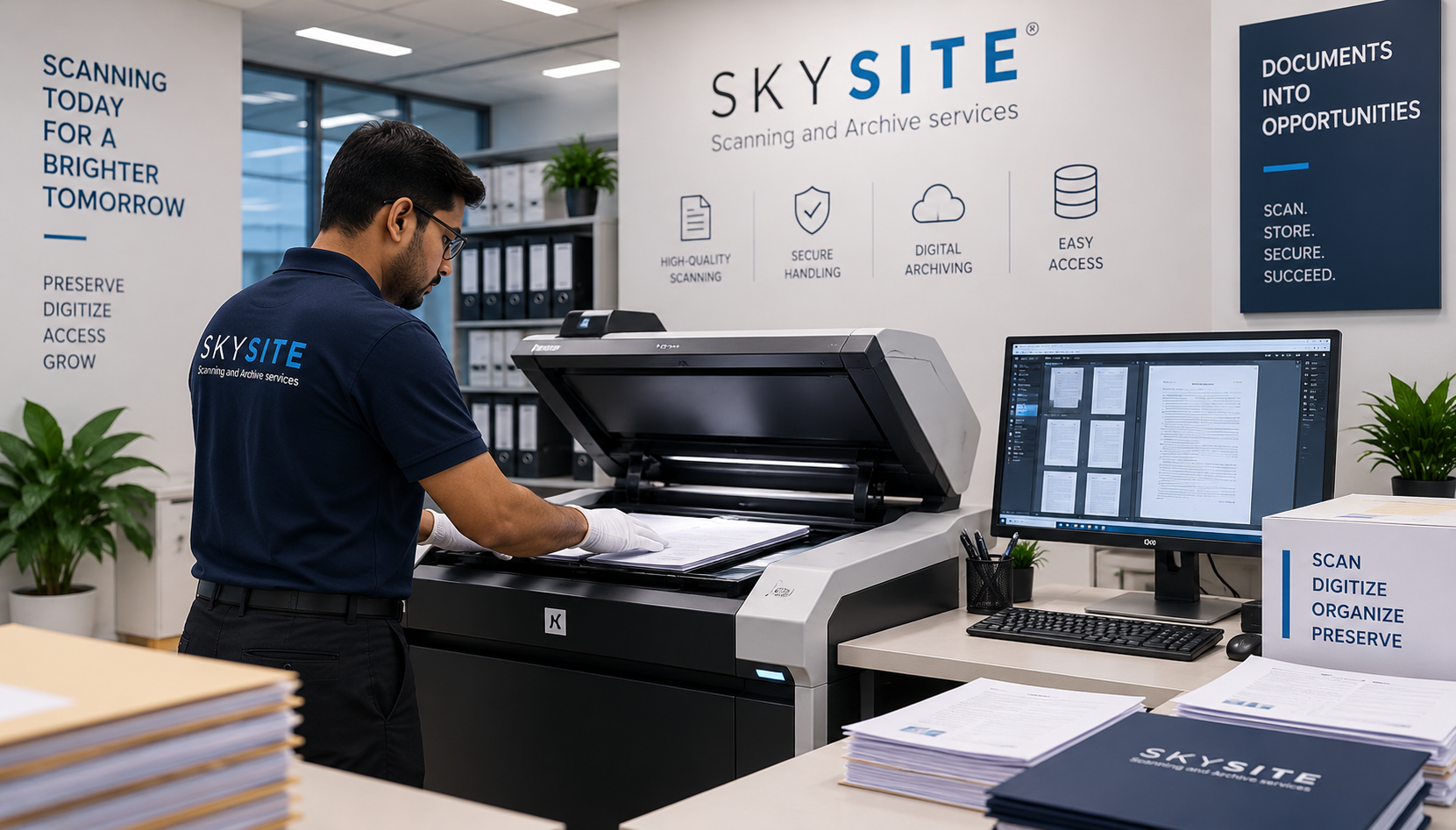 Large-Format & Engineering Drawing Scanning Services